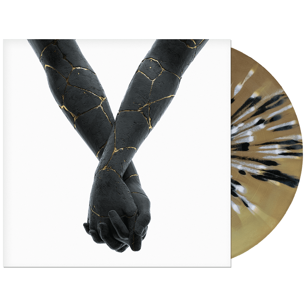 Bad Omens (Finding God Before God Finds Me) Gold White Splatter