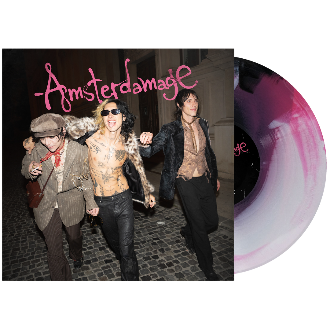 Palaye Royale - 'Amsterdamage' Vinyl (White + Hot Pink + Black Side A/B)