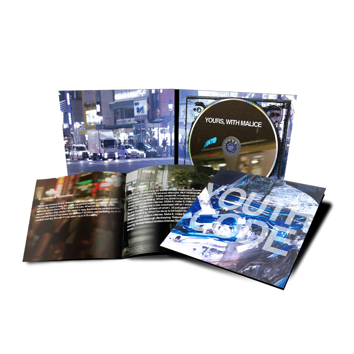 YOUTH CODE - 'YOURS, WITH MALICE' CD DIGIPAK