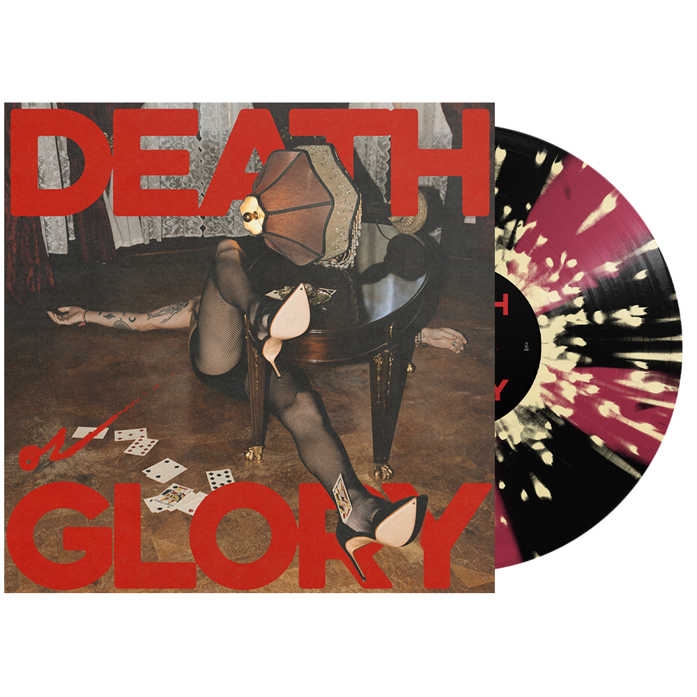 Palaye Royale (Death Or Glory) Burgundy+Black Ice Cornetto w/Bone Splatter Vinyl