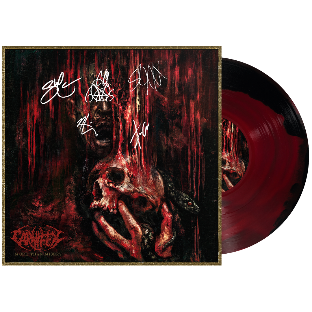Carnifex (More Than Misery) SIGNED Red + Black Side A/B Vinyl
