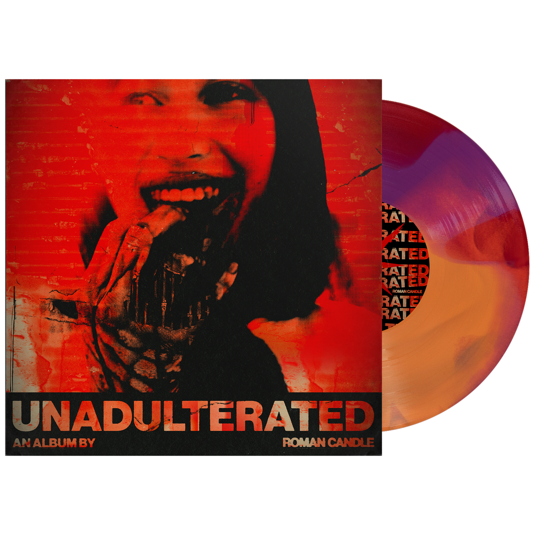 Roman Candle (Unadulterated) Red + Purple + Orange Side A/B Vinyl