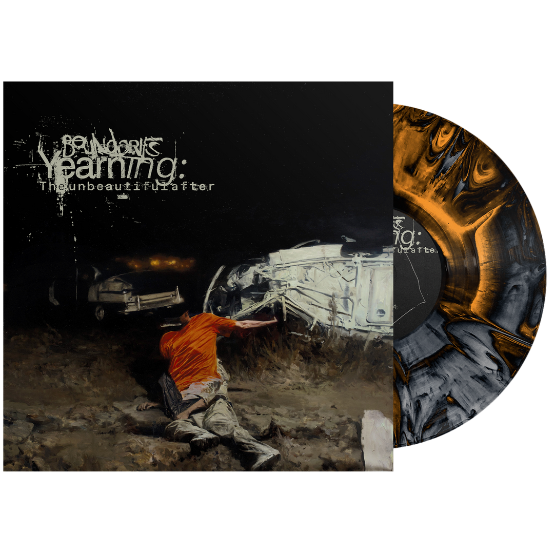 Boundaries (Yearning: The unbeautiful after) Orange + Black + Silver Galaxy Vinyl