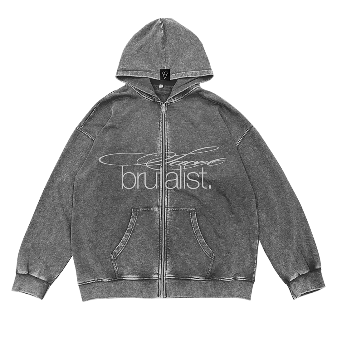 sace6 (Brutalist) Zip-Hood