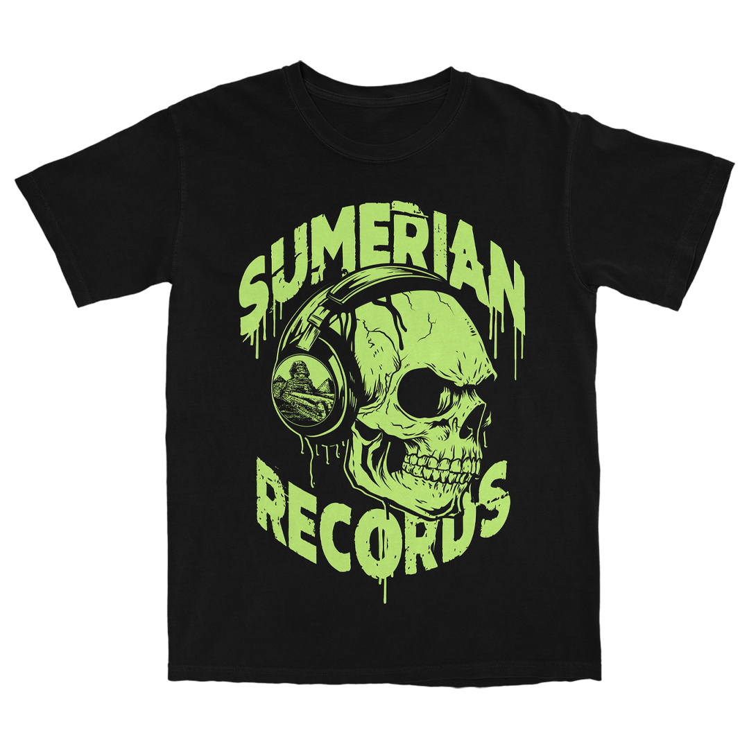 Sumerian Records (Skull Headphones) T-Shirt