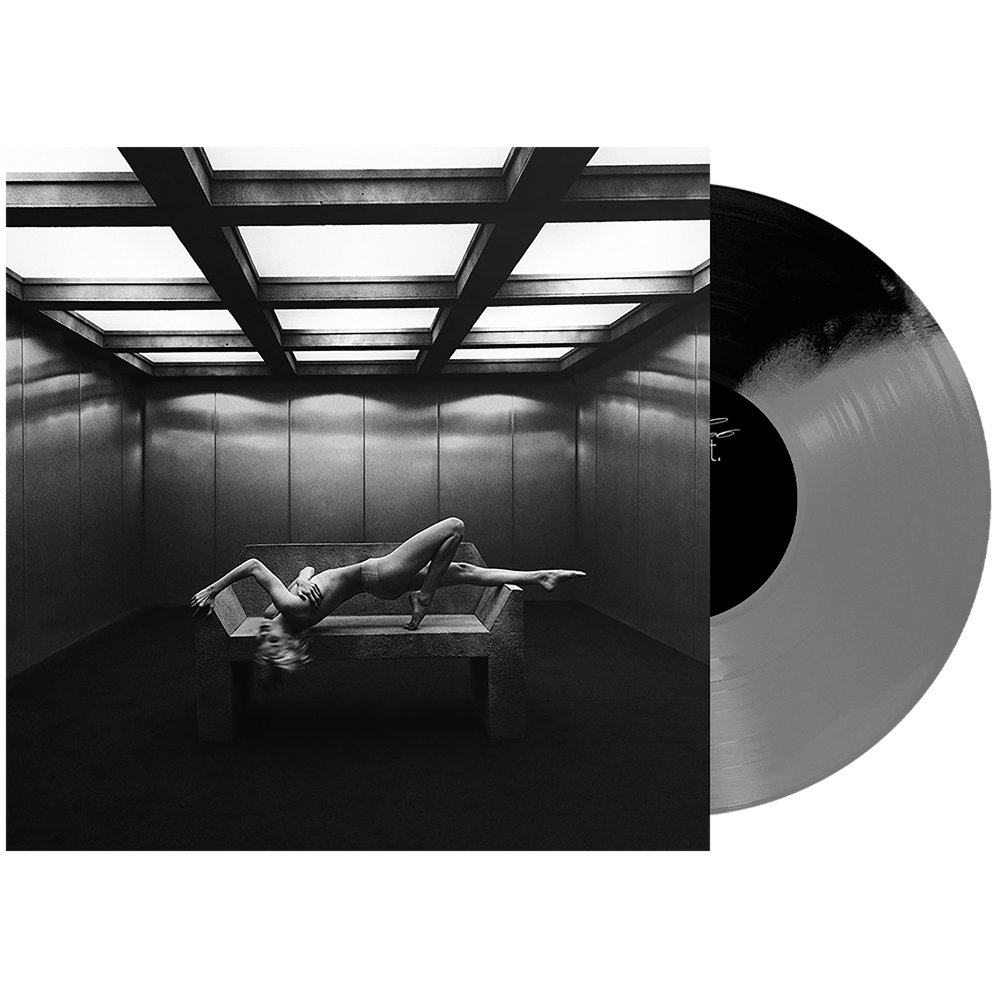 sace6 (Brutalist) Silver+Black Half/Half Vinyl