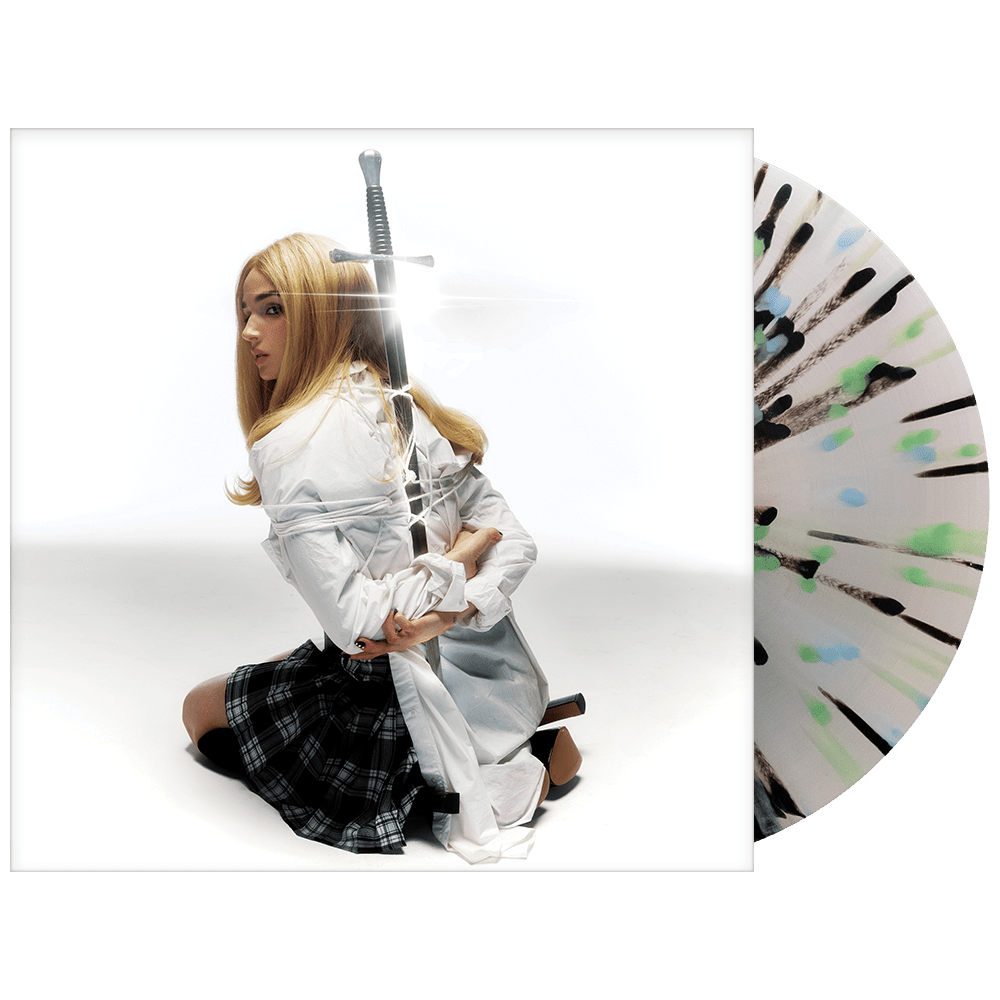 Poppy (Zig) Ultra Clear Baby Blue Splatter Vinyl